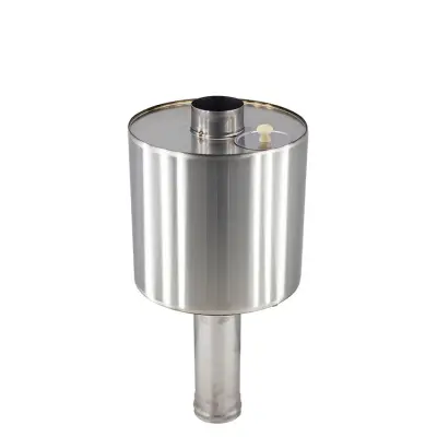 Бак-труба "Цилиндрический" — 40 л — 115 (0,8 м) — 1 мм AISI 430 — гарантия 3 месяца