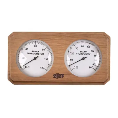 Термогигрометр ОЧКИ восьмиугольник (канадский кедр) TH-22R