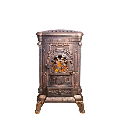 Фото Печь-камин Везувий А-07 "Медь" в магазине Woodson Фото Печь-камин Везувий А-07 "Медь" в магазине Woodson