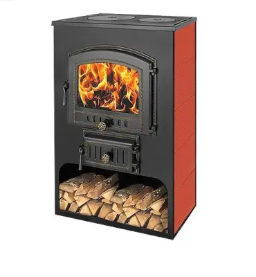 Фото Печь-Камин ВЕЗУВИЙ ПК-03 (224) с плитой "Везувий В3" красн. 12 кВт (200 м3)  Ø 150 мм в магазине Woodson Фото Печь-Камин ВЕЗУВИЙ ПК-03 (224) с плитой "Везувий В3" красн. 12 кВт (200 м3)  Ø 150 мм в магазине Woodson