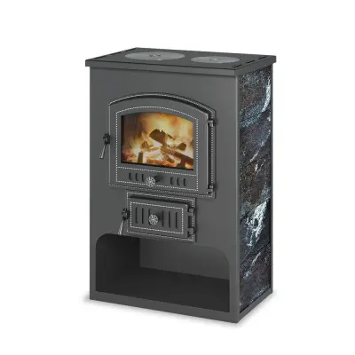 Фото Печь-Камин ВЕЗУВИЙ ПК-03 (224) с плитой "Везувий В3", амфиболит 12 кВт (200 м3) Ø150мм в магазине Woodson Фото Печь-Камин ВЕЗУВИЙ ПК-03 (224) с плитой "Везувий В3", амфиболит 12 кВт (200 м3) Ø150мм в магазине Woodson