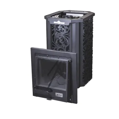 Фото Печь банная HARD 16M "Хохлома" Панорама в магазине Woodson