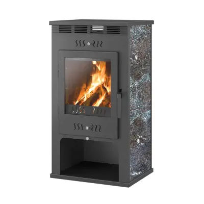 Фото Печь-Камин ASTON 11кВт (180 м3) Ø 150мм Амфиболит в магазине Woodson Фото Печь-Камин ASTON 11кВт (180 м3) Ø 150мм Амфиболит в магазине Woodson