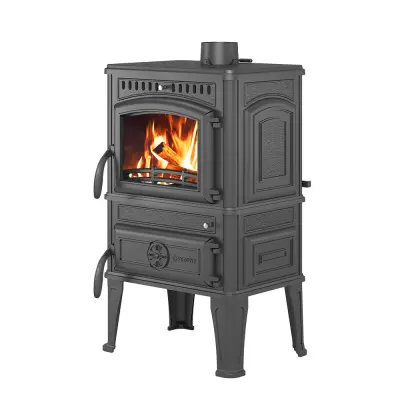Фото Печь-камин Везувий LV-12 "Антрацит" в магазине Woodson