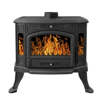 Фото Печь-камин Везувий KZ-14 S "Антрацит" в магазине Woodson Фото Печь-камин Везувий KZ-14 S "Антрацит" в магазине Woodson