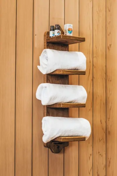 Полка для полотенец Woodson M4, дуб Полка для полотенец Woodson M4, дуб