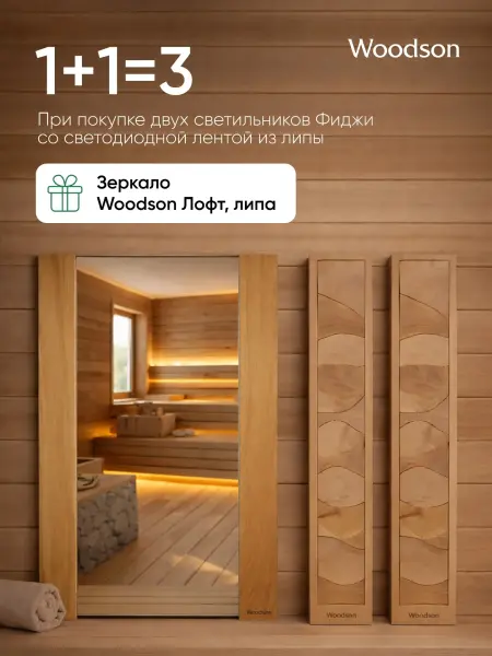 Набор: Светильники Фиджи + Зеркало