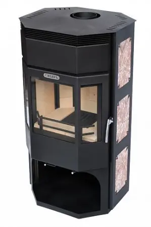 Фото Печь-камин стальная "Сибирь" 12 кВт в магазине Woodson Фото Печь-камин стальная "Сибирь" 12 кВт в магазине Woodson