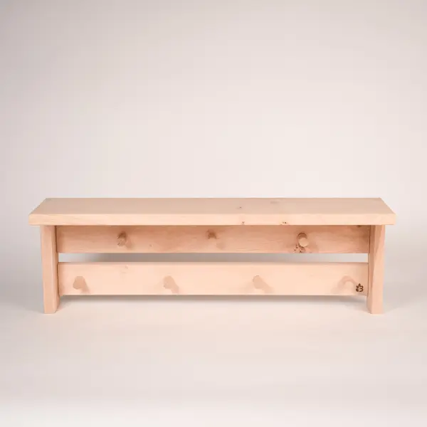 Полка Левада Д7, ольха, 2 ряда