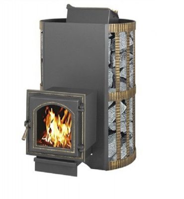 Фото Печь ВЕЗУВИЙ Скиф с закрытой каменкой (270) в магазине Woodson