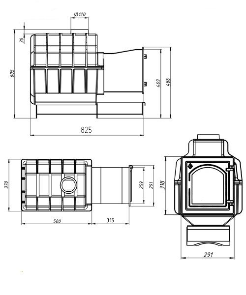 Фото Печь ВЕЗУВИЙ Легенда Ретро 24 (ДТ-4С) в магазине Woodson