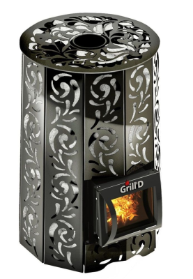 Фото Дровяная банная печь Grill'D Violet Short в магазине Woodson