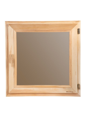 Окно Woodson 60*60, стекло бронза, ольха