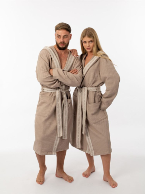 Халат вафельный Woodson, creamy (58)