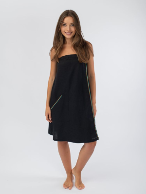 Килт женский Woodson, чёрный лён (48)