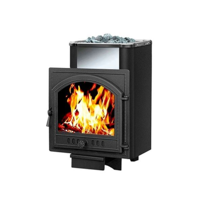 Фото Печь ВЕЗУВИЙ Сенсация 28 Антрацит (205) в магазине Woodson Фото Печь ВЕЗУВИЙ Сенсация 28 Антрацит (205) в магазине Woodson