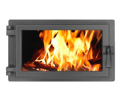 Дверка ЭТНА каминная 430  (Левая) Дверка ЭТНА каминная 430  (Левая)