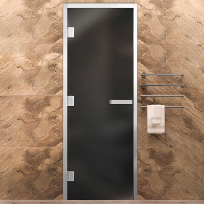 Дверь Хамам Элит серая MATELUX 1900*700, R