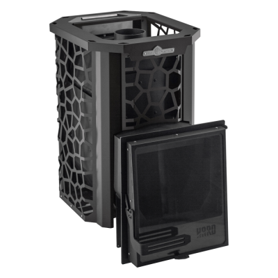 Фото Печь банная HARD 30L "Саванна" Панорама в магазине Woodson