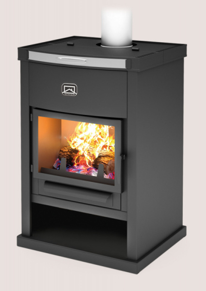 Фото Камин отопительно-варочный ТЕПЛОДАР ОВ-120 в магазине Woodson Фото Камин отопительно-варочный ТЕПЛОДАР ОВ-120 в магазине Woodson