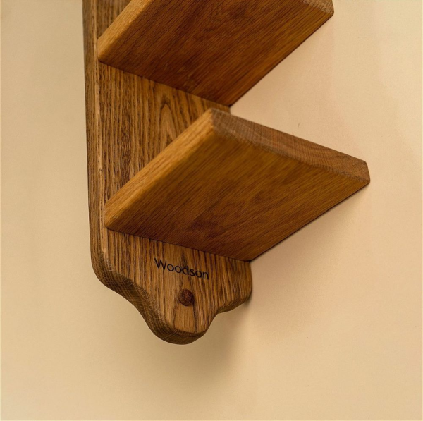 Полка для полотенец Woodson M4, дуб
