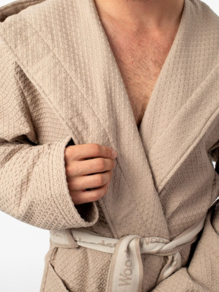 Халат вафельный Woodson, creamy (46)