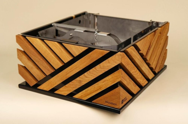 Обливное устройство КАСКАД 30 в ОБЛИЦОВКЕ WOODSON