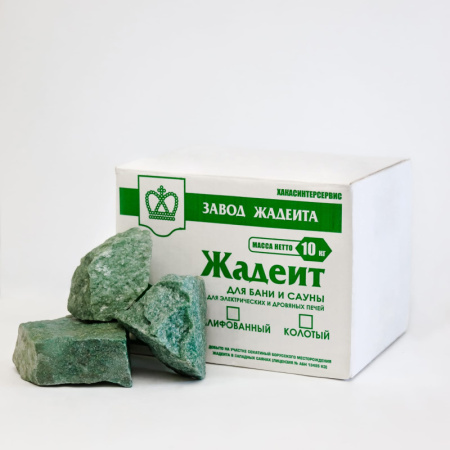 Камень Жадеит колотый средний 10 кг (Хакасия)