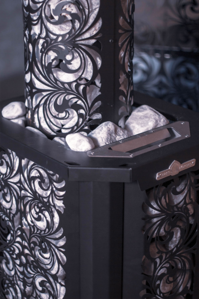 Фото Печь банная HARD 16M "Хохлома" Панорама в магазине Woodson Фото Печь банная HARD 16M "Хохлома" Панорама в магазине Woodson