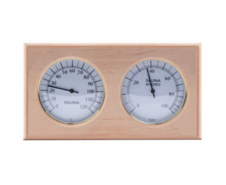 Термогигрометр ОЧКИ квадрат (ольха) TH-21А