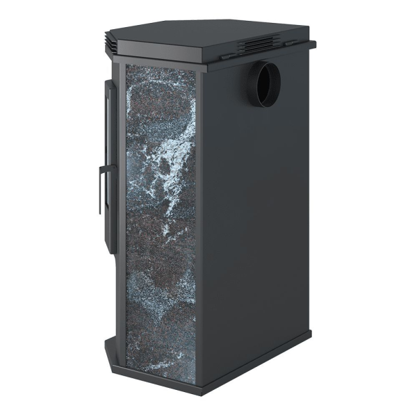 Фото Печь-Камин ASTON 12 кВт (200 м3) Призматик (Амфиболит) в магазине Woodson Фото Печь-Камин ASTON 12 кВт (200 м3) Призматик (Амфиболит) в магазине Woodson