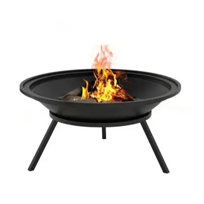 Чугунная Костровая чаша "Fantastic" ("Фантастик") Ø 700 на подставке (чаша + подставка)