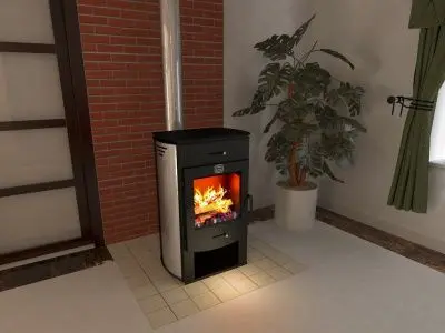 Фото Камин отопительно-варочный ТАНГО Плюс в магазине Woodson Фото Камин отопительно-варочный ТАНГО Плюс в магазине Woodson