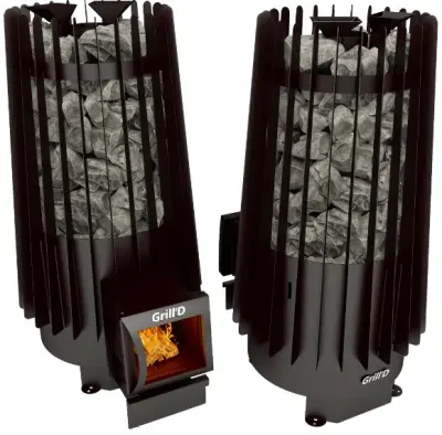 Фото Дровяная банная печь Grill'D Cometa Vega 180 Long Pro в магазине Woodson