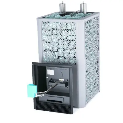 Фото Печь Изистим Ялта 35 К/2024 Хохлома, САБК-40 в магазине Woodson