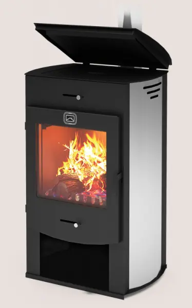 Фото Камин отопительно-варочный ТАНГО Плюс в магазине Woodson Фото Камин отопительно-варочный ТАНГО Плюс в магазине Woodson